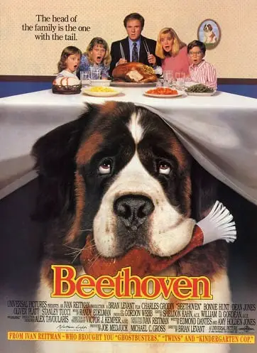 Cartaz de lançamento de “Beethoven”.
