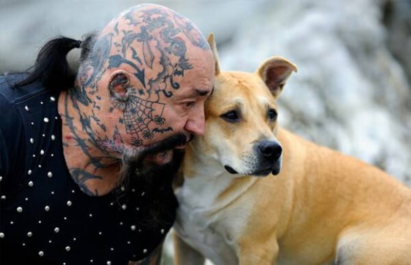 Grupo de motoqueiros liberta cães de rinhas em Nova York Gangues libertam caes1