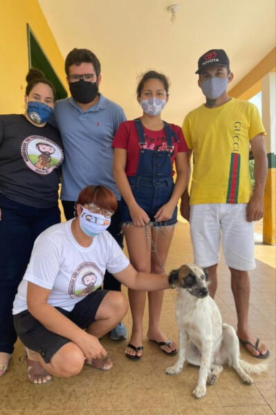Cão assina petição contra agressor e recebe medida protetiva Cão assina petição contra agressor e recebe medida protetiva