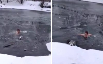 mulher-russa-salva-cachorro-em-rio-congelado