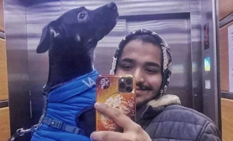 Estudante se recusa a deixar a Ucrânia sem o seu amado cachorro estudante-se-recusa-a-deixar-a-Ucrania-sem-o-cachorro