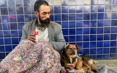Moradores de rua não aceitam ir para abrigos sem seus cachorros: ‘Não vou abandonar’