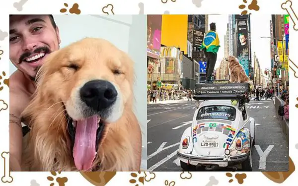 O cachorro Shurastey e seu tutor Jesse serão homenageados O cachorro Shurastey e seu tutor Jesse serão homenageados