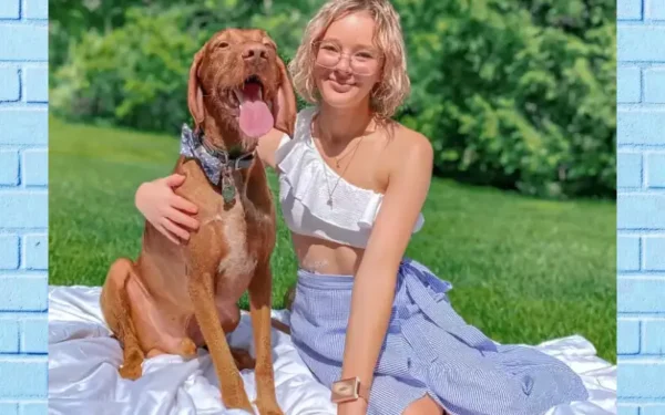 Cão guia pula de alegria ao ver a tutora 2