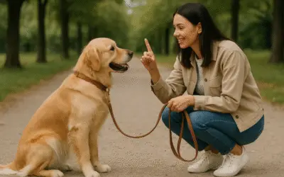 Como ensinar meu cão a sentar?