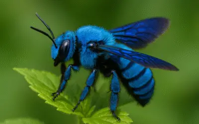 A Abelha Azul Solitária: Um Inseto Raro e Fascinante Que Encanta o Mundo Científico