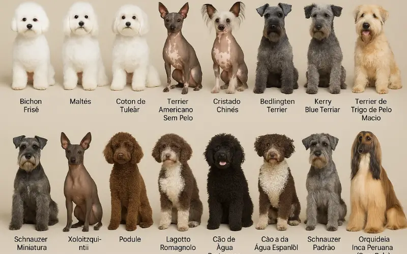 As Melhores Raças de Cães para Pessoas com Alergia