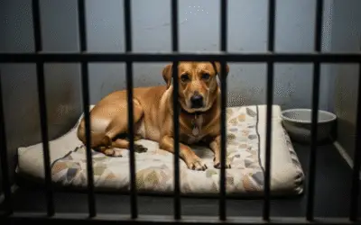 Cadela Idosa É Filmada Sozinha em Abrigo Após Perder Dono e Comove Milhares nas Redes