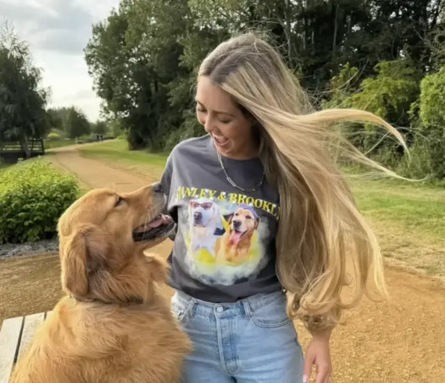 Golden resgatado de caminhão de carne renasce com o amor de uma família na Inglaterra